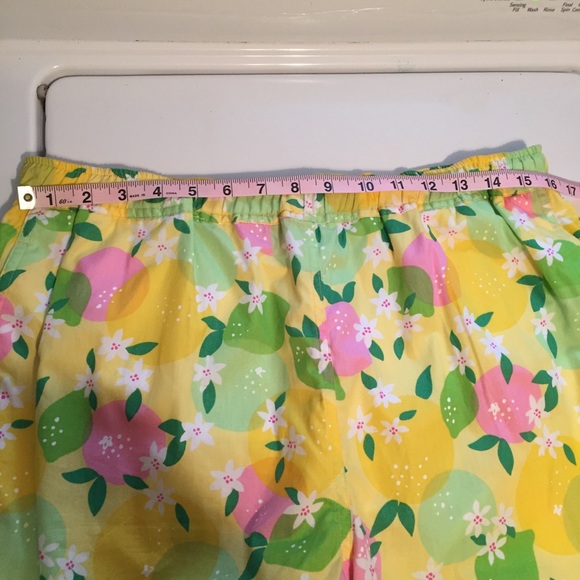 SOLD Lilly  Pulitzer Vintage Swim Trunks Lemonade - Picture 6 of 7